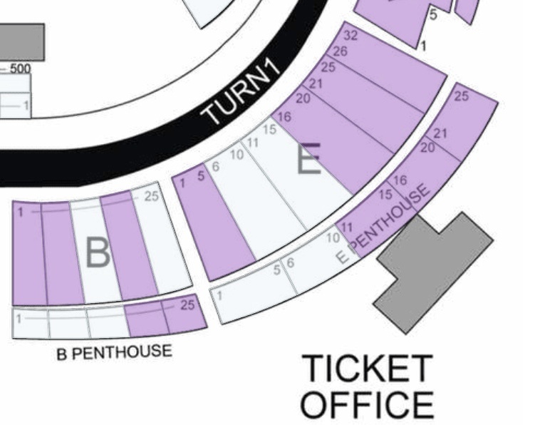 Indy Row Number Ims Seating Chart