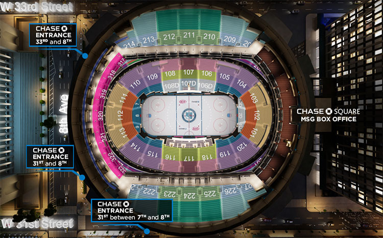 Madison Square Garden Seating Guide Eseats Com