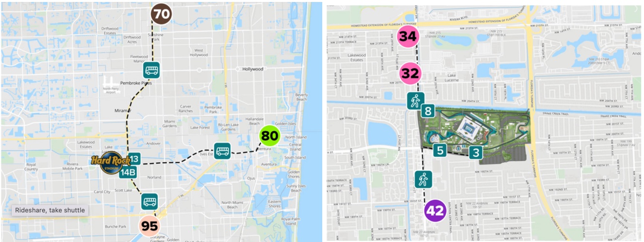 Miami Grand Prix Parking Map 